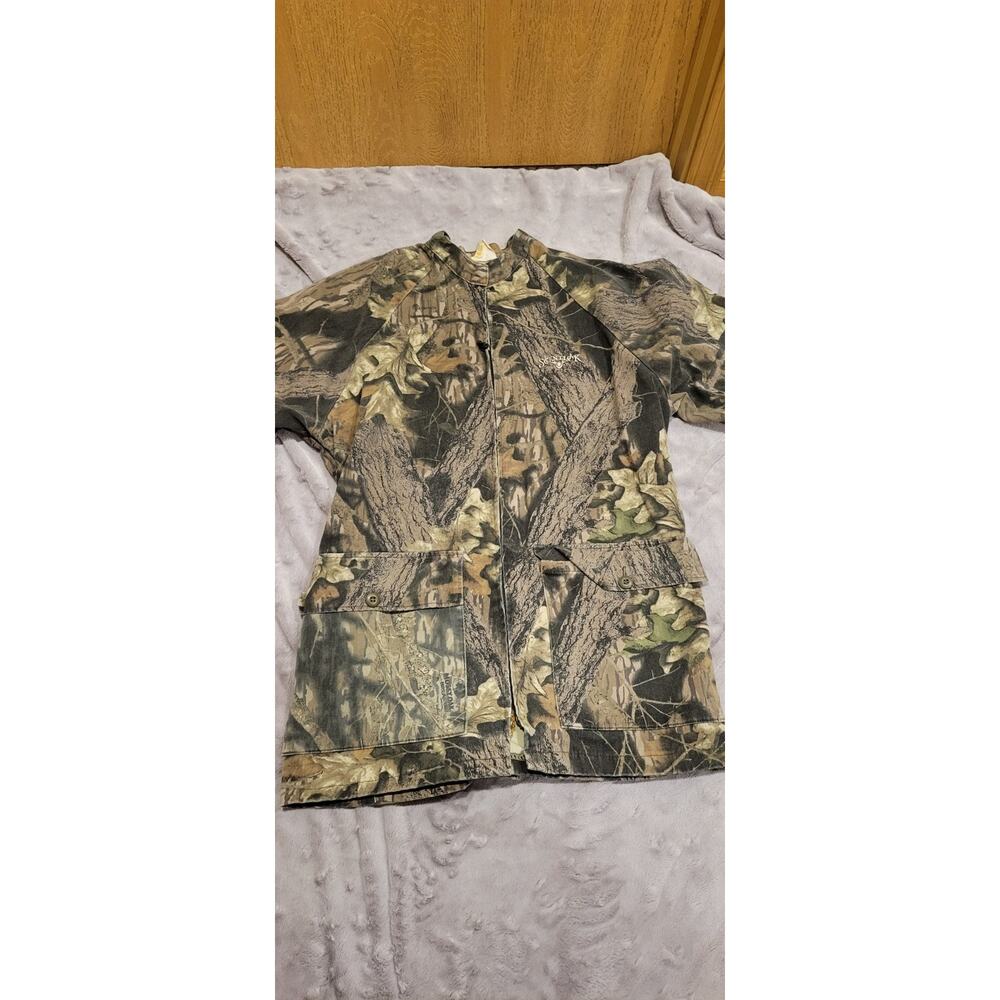 Scent Lok Camo Hunting Jacket Mens XL Realtree Style Made in USA Outdoor